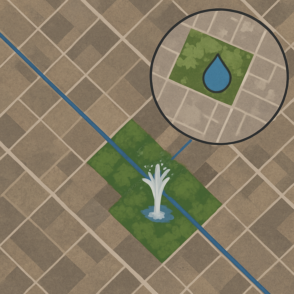 Spot of Green satellite